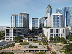 İSTANBUL FİNANS MERKEZİ’NİN BANKALAR ETABI CUMHURBAŞKANI ERDOĞAN TARAFINDAN HİZMETE AÇILDI